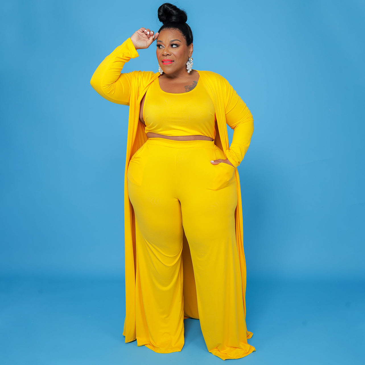 Three Piece Loungewear Set