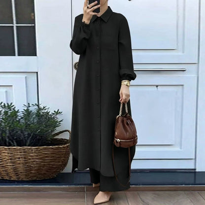 Two-Piece Shirt and Trousers Set