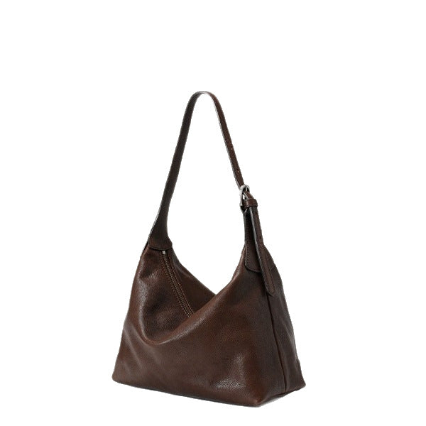 Genuine Leather Hobo Bag