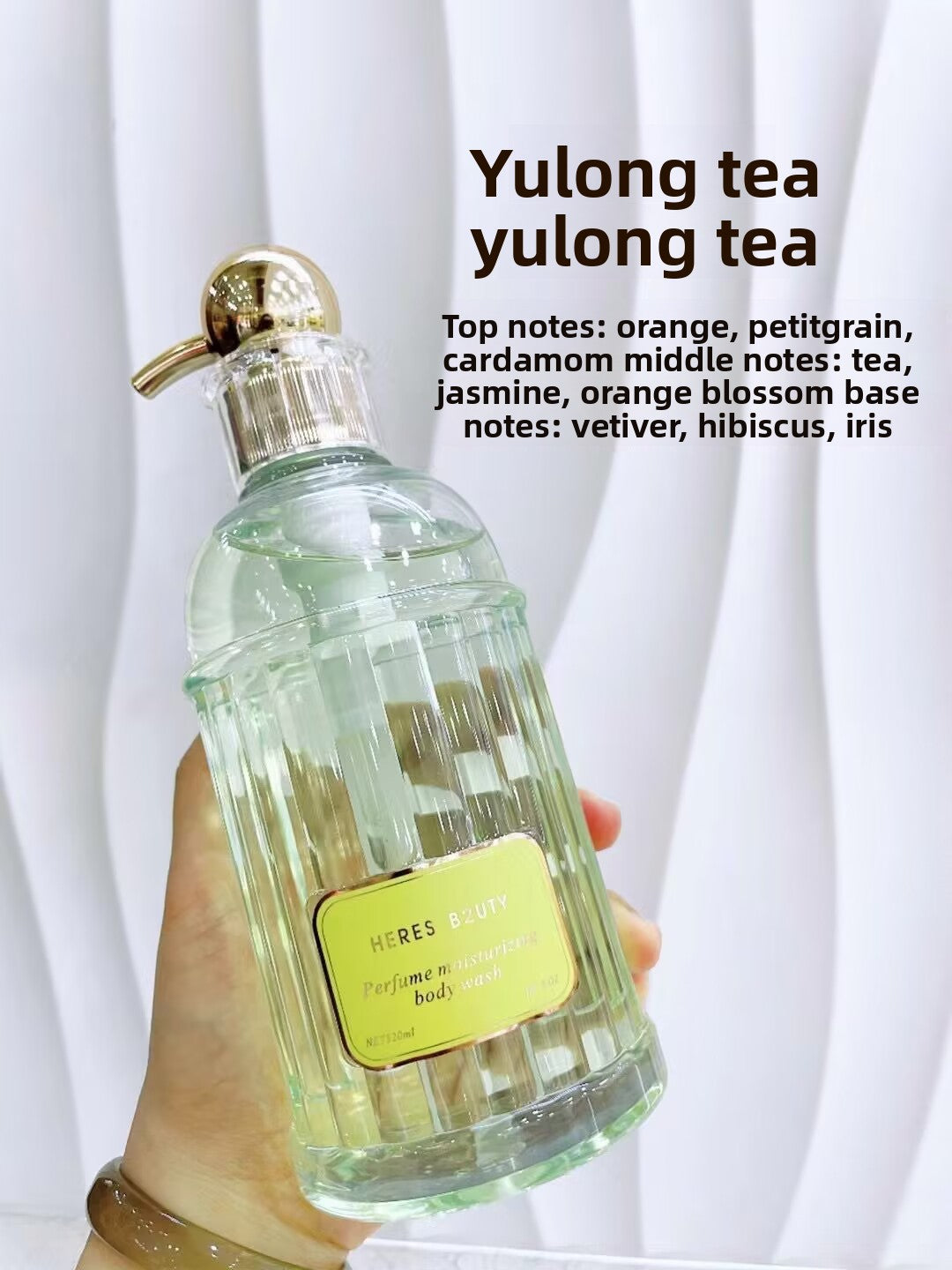 Body wash with perfume