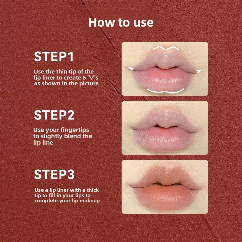 Double-ended lip liner