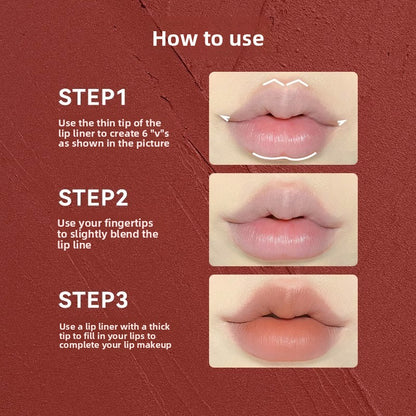 Double-ended lip liner