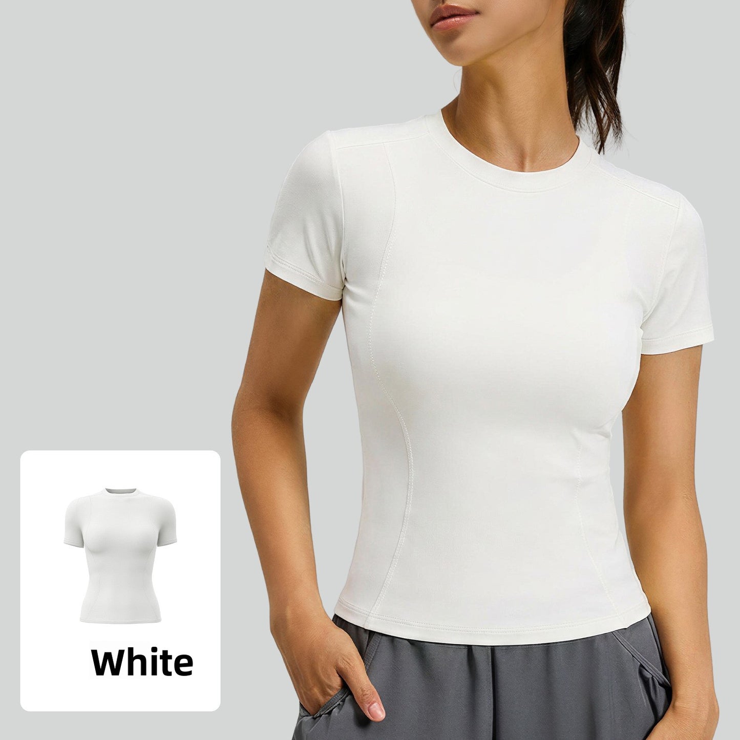 Stretch Fitness T-Shirt  Sports Top