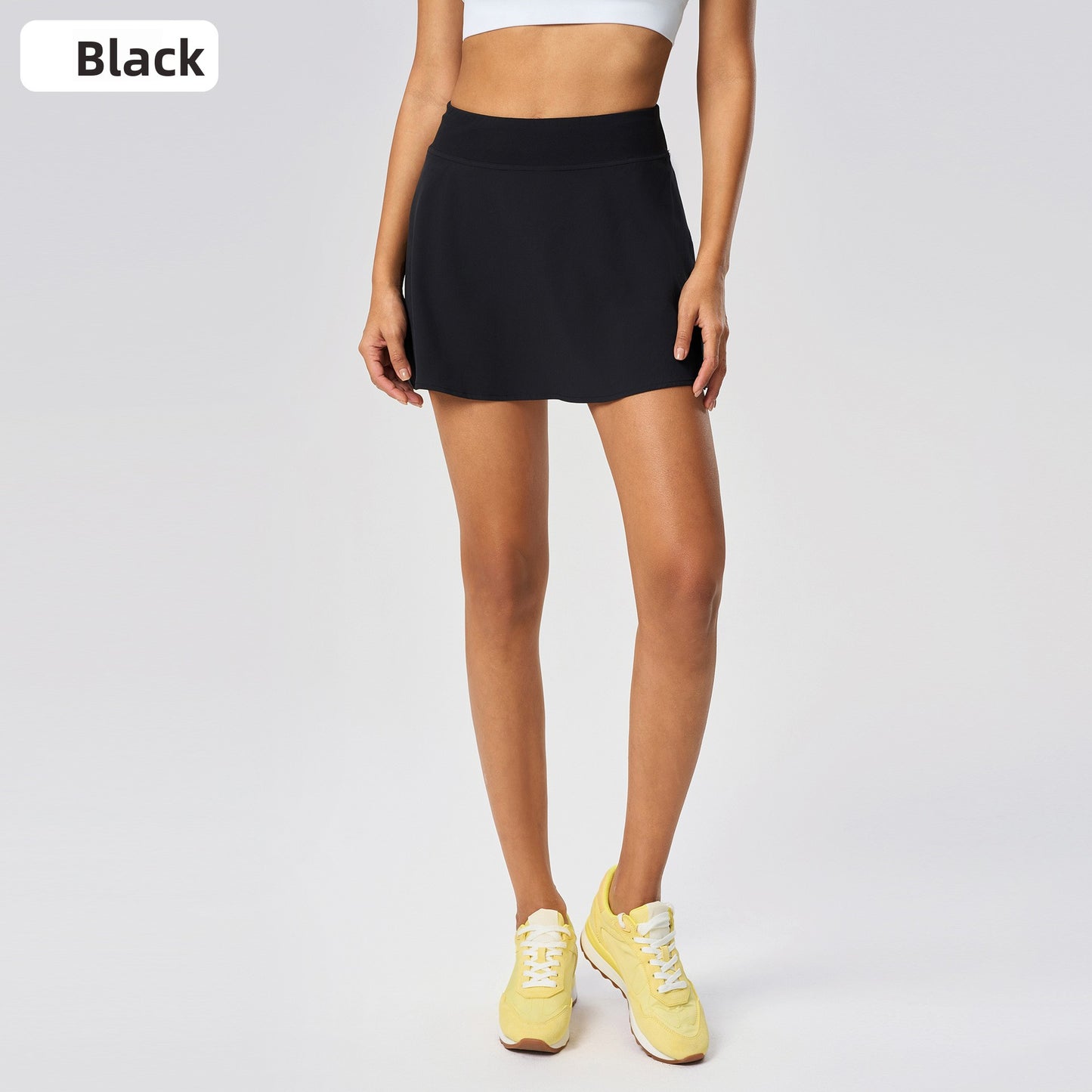 A-Line Sports Skirt with Built-in Shorts