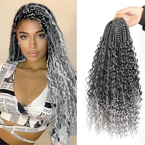 Curly Three-Strand Braids Crochet Hair Braids Drip Depot