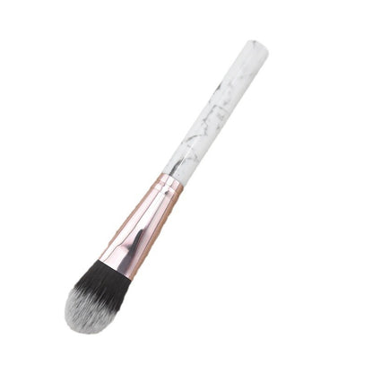 Marble Makeup Brush Pattern Flame Highlight Contour Blush Brush for Beginners