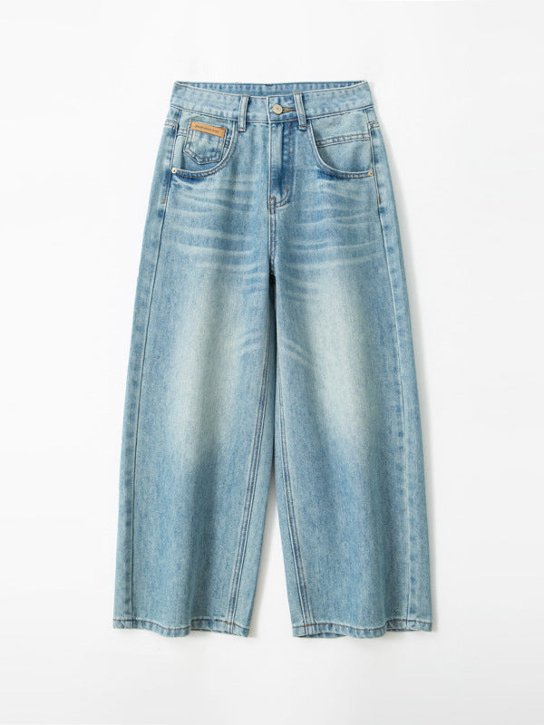 Casual Tencel Cropped Jeans Drip Depot