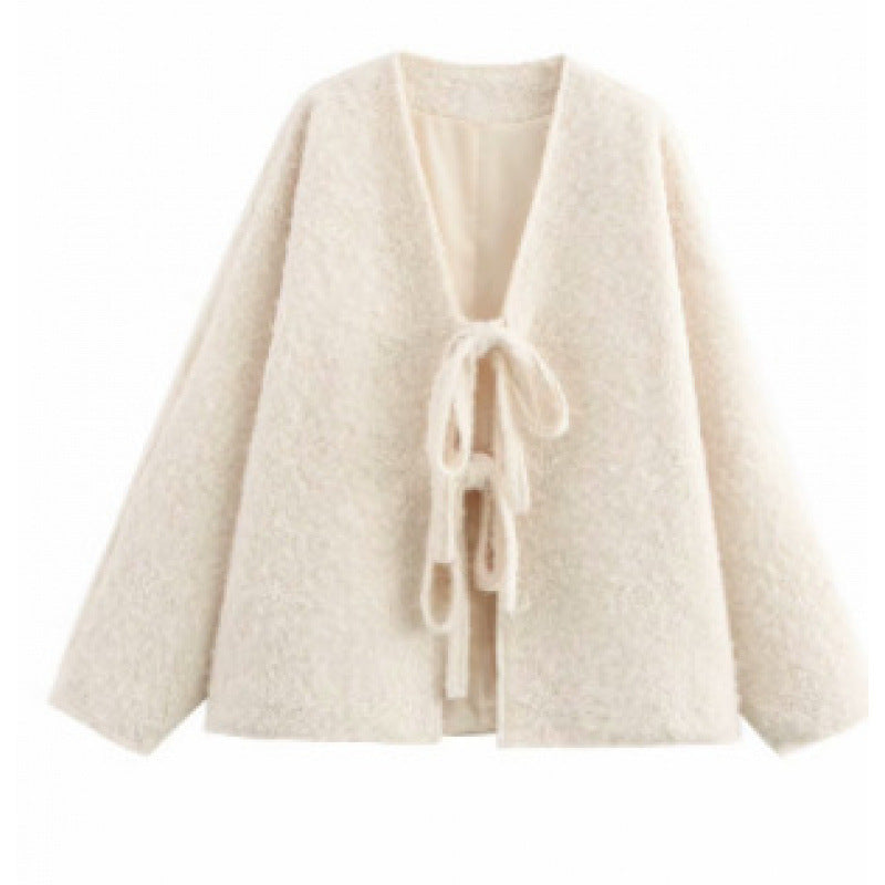 Fashionable Casual Lace-up Jacket