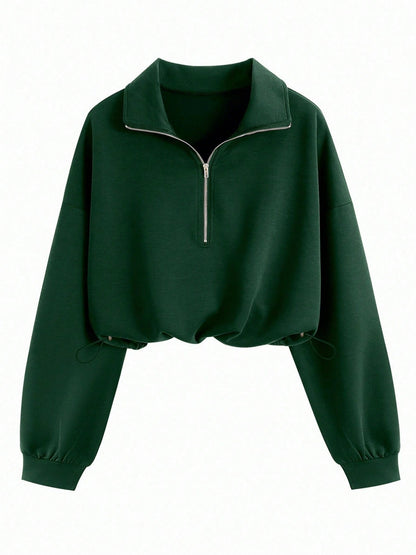 Half-Zip Fleece Sweatshirt