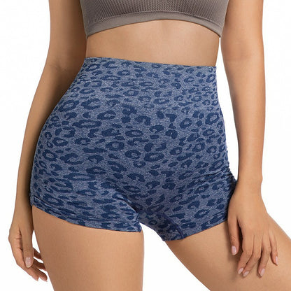 High-Waist Seamless Yoga Shorts