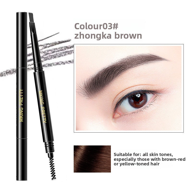 Triangle-head eyebrow pencil