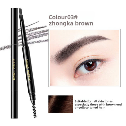 Triangle-head eyebrow pencil