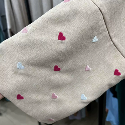 Embroidered  Cardigan Robe