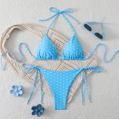 Two Piece Swimsuit Backless Bikini Set