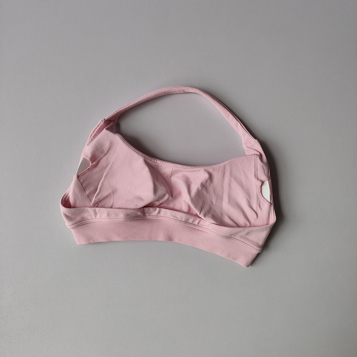High-Elastic Halter Sports Bra with Removable Pads