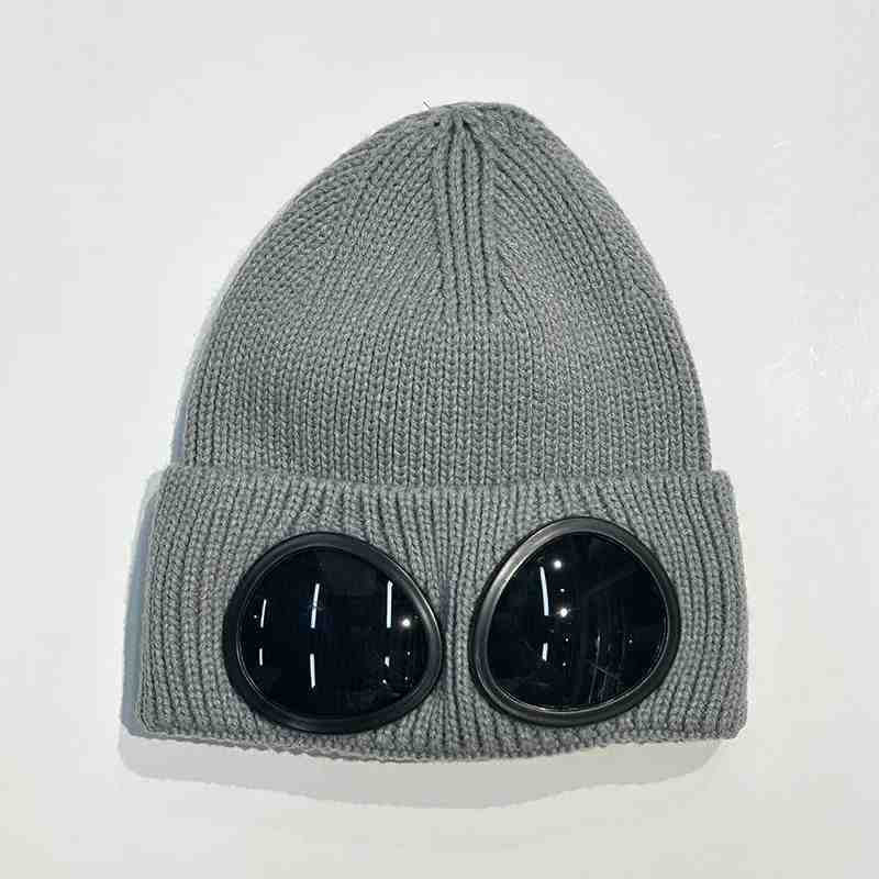Aviator Goggles Fleece-Lined Knitted Beanie