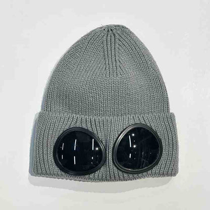 Aviator Goggles Fleece-Lined Knitted Beanie