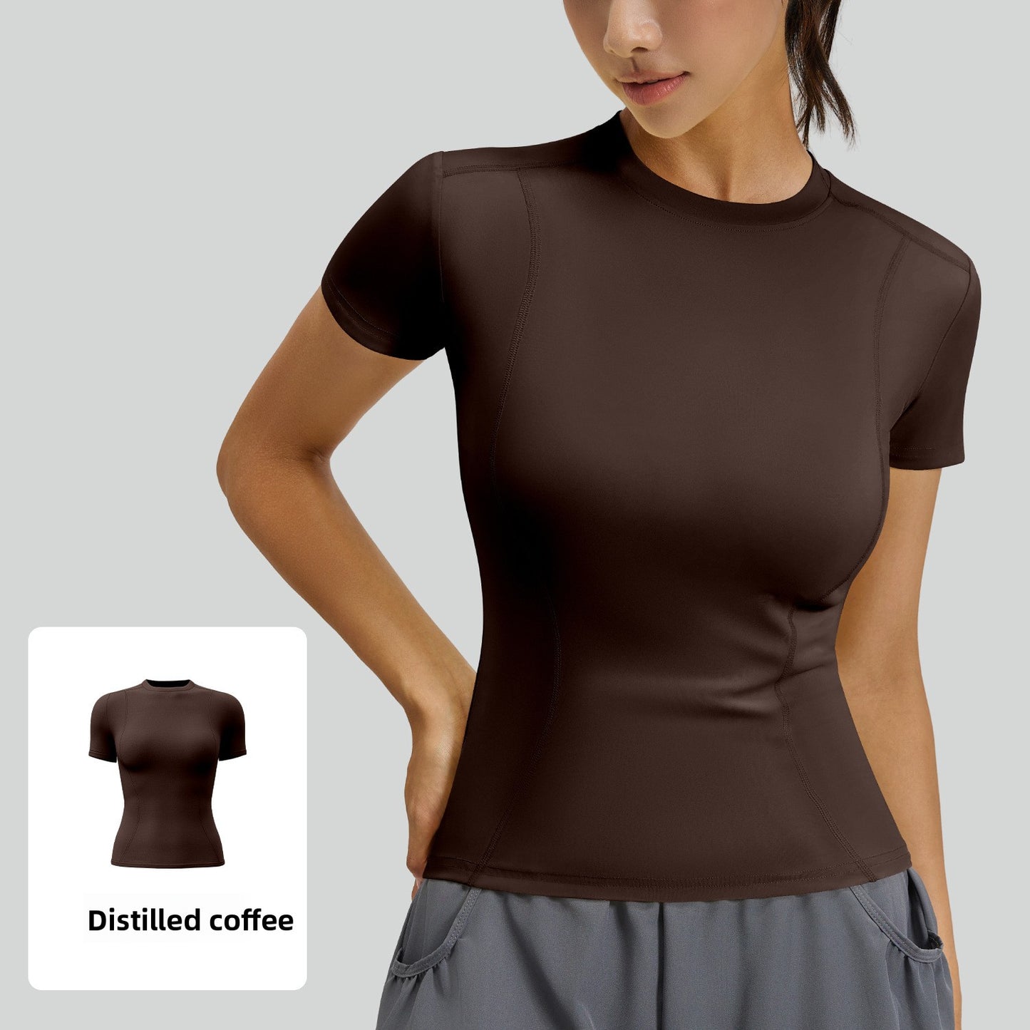 Stretch Fitness T-Shirt  Sports Top