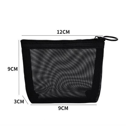 Transparent Mesh Makeup Toiletry Bag