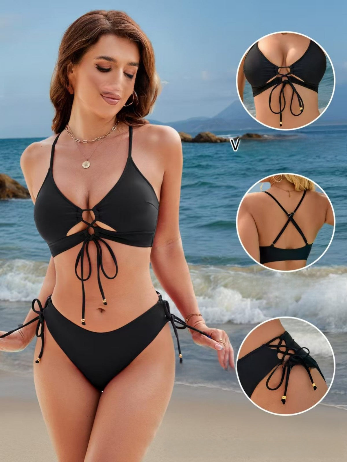 Womens Two-Piece Bikini Swimsuit