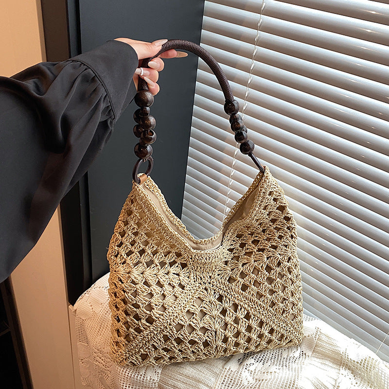 Straw Woven Tote Shoulder Bag