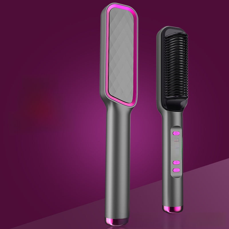 LCD Hair Straightening Comb with Negative Ion Technology Drip Depot