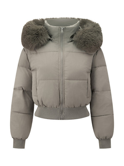 Detachable Hood Winter Cotton Jacket