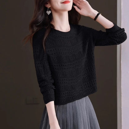 Loose Round Neck Long Sleeve Sweater