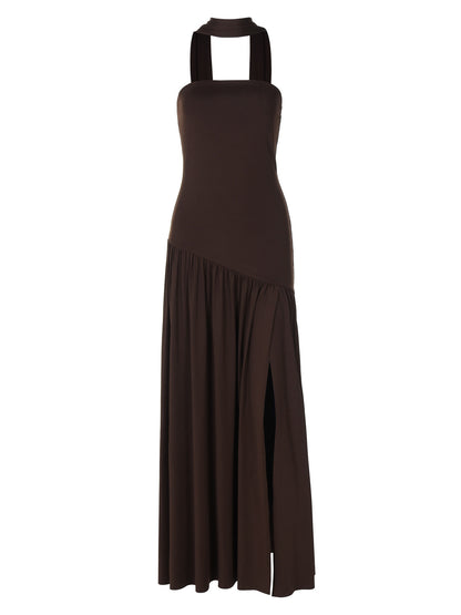 Elegant Strapless Backless Dress