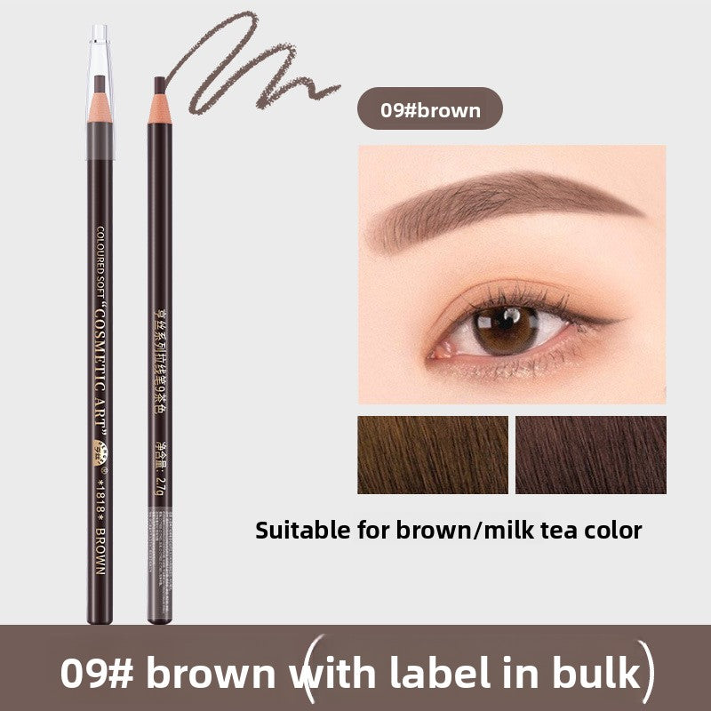Eyebrow pencil, waterproof and sweat-resistant.