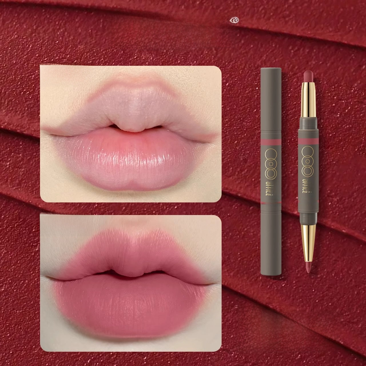Double-ended lip liner