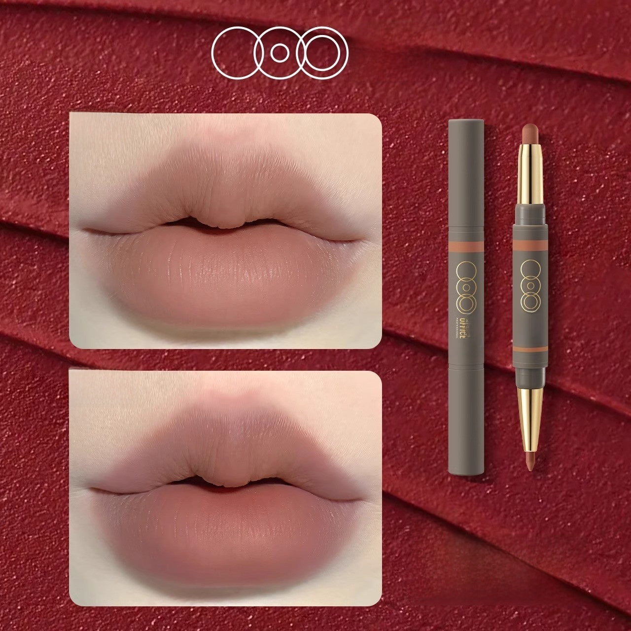 Double-ended lip liner