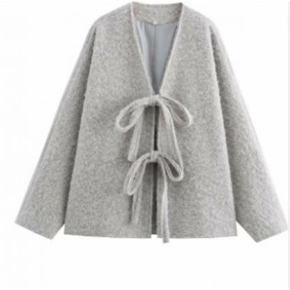 Fashionable Casual Lace-up Jacket