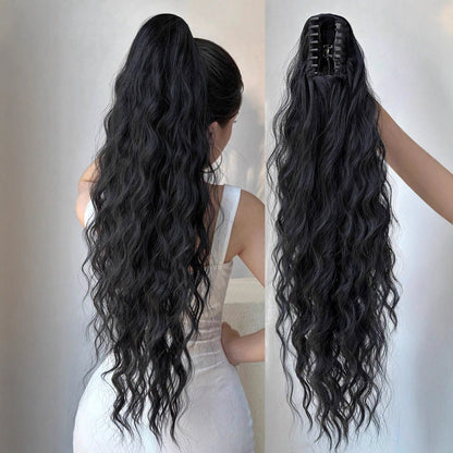 Synthetic Hair Ponytail with Claw Clip Drip Depot