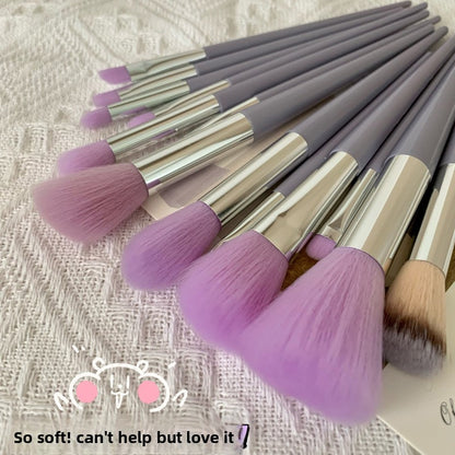 13-Piece Makeup Brush Set with Storage Bag