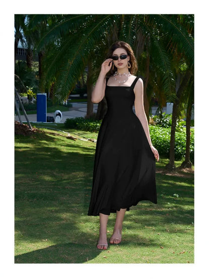 Elegant Long Sleeveless Dress