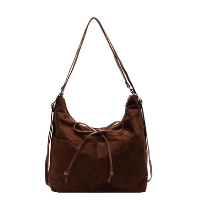 Womens Flannel Tote Bag with Adjustable Strap