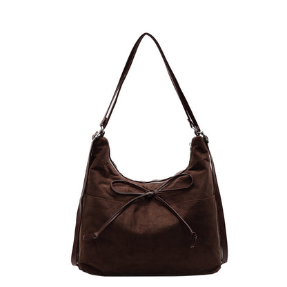 Womens Flannel Tote Bag with Adjustable Strap