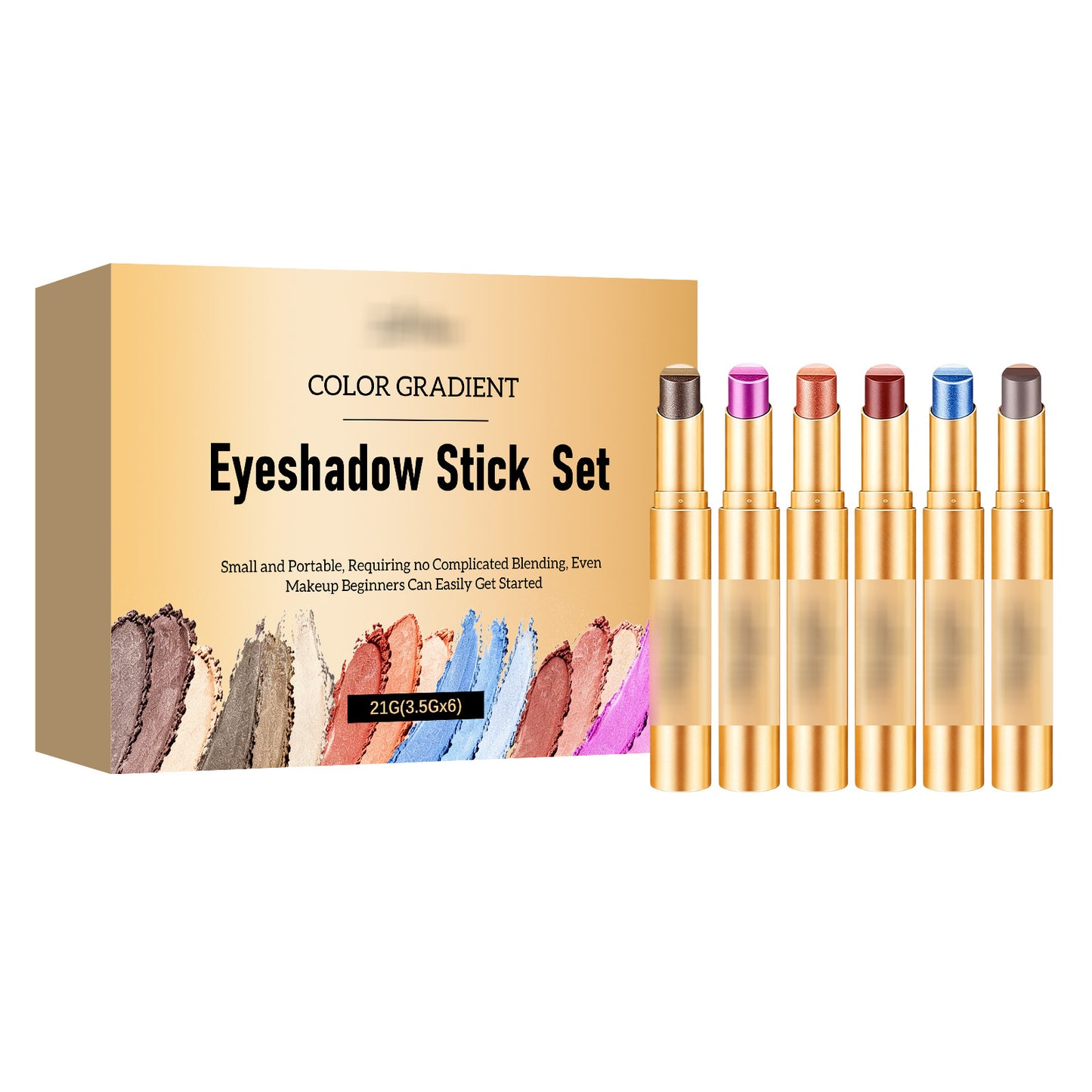 Multi-Color Creamy Eyeshadow Stick Set