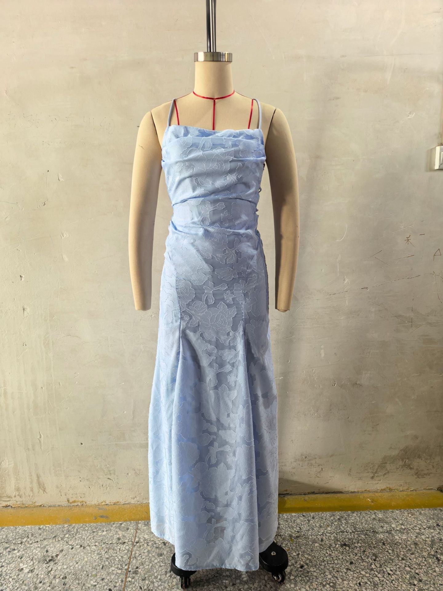 Elegant Lace Backless Evening Dress Drip Depot