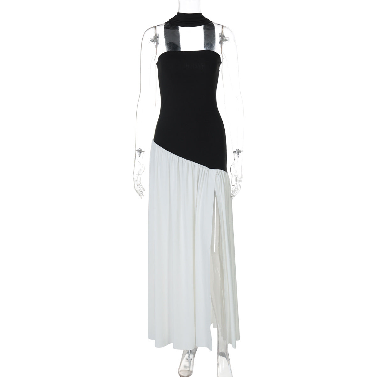 Elegant Strapless Backless Dress