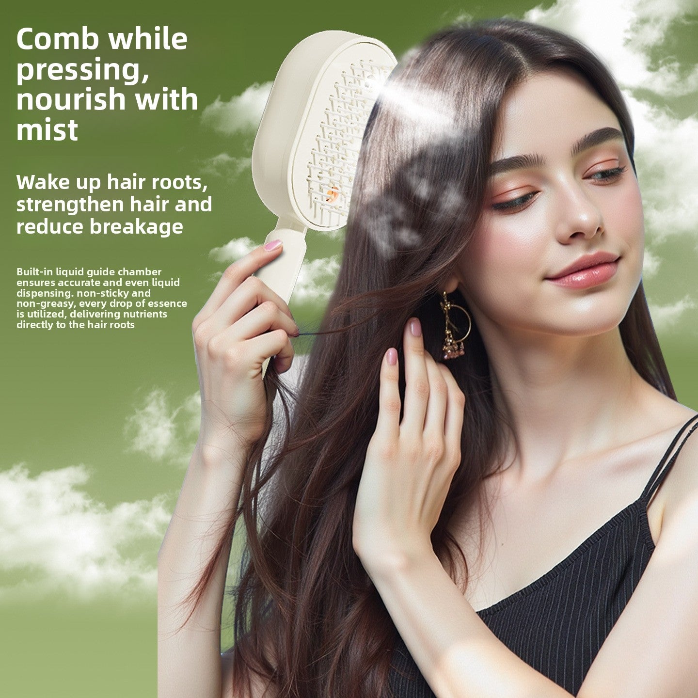 Electric Spray Massage Hair Comb