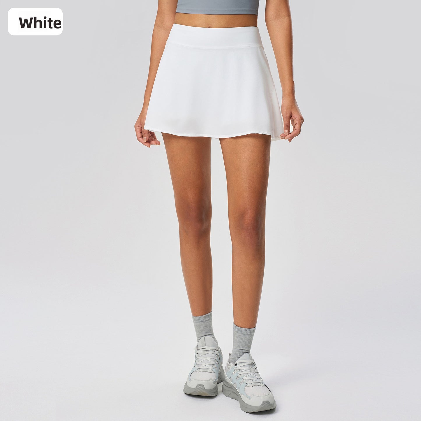 A-Line Sports Skirt with Built-in Shorts