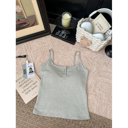 Striped Cotton Camisole