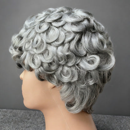 Human Hair Wig with Inner Net Drip Depot