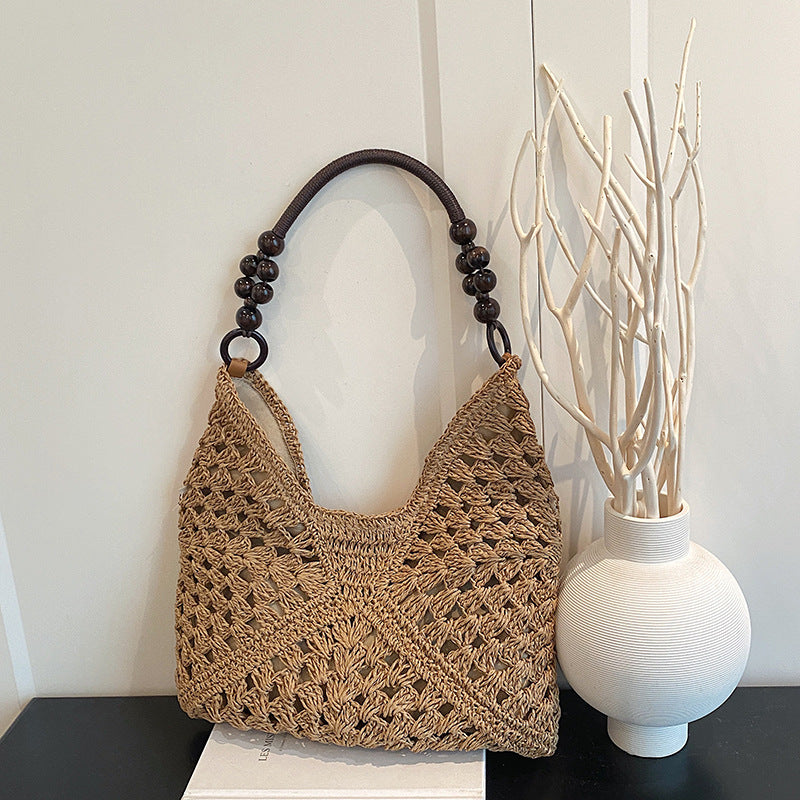 Straw Woven Tote Shoulder Bag