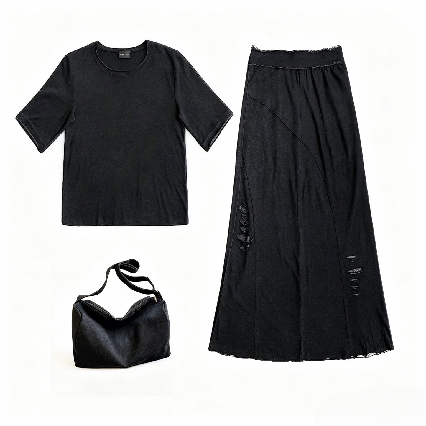 Casual T-Shirt and Skirt Set