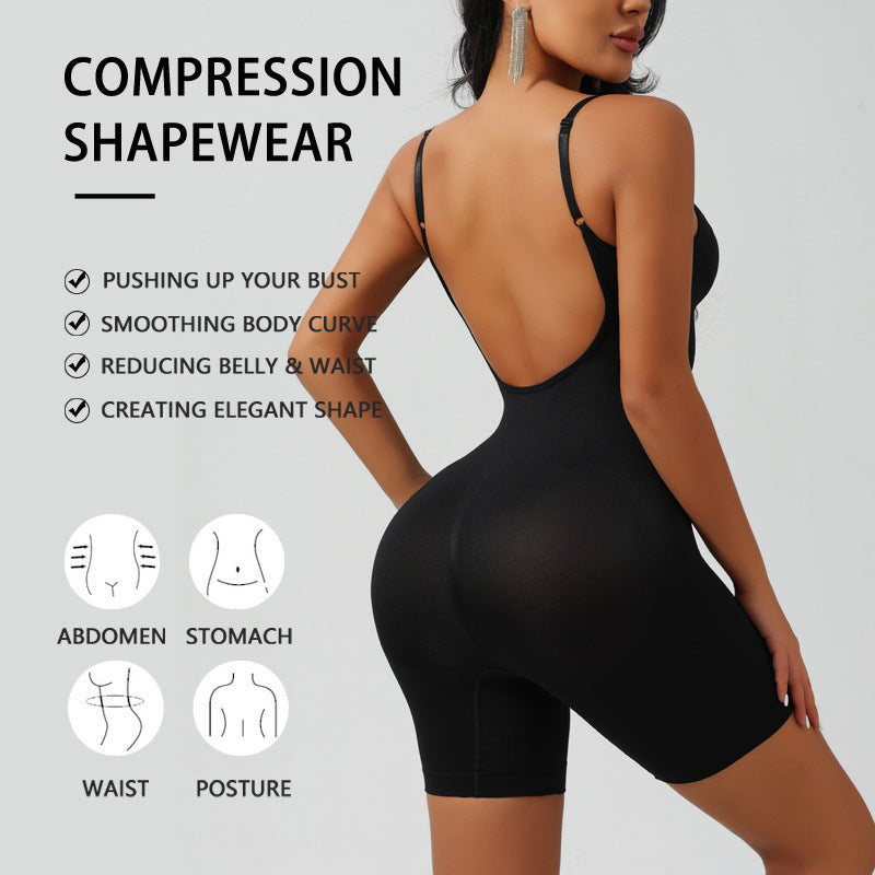 Women Open Back Figure Shaping Body Shaper Drip Depot