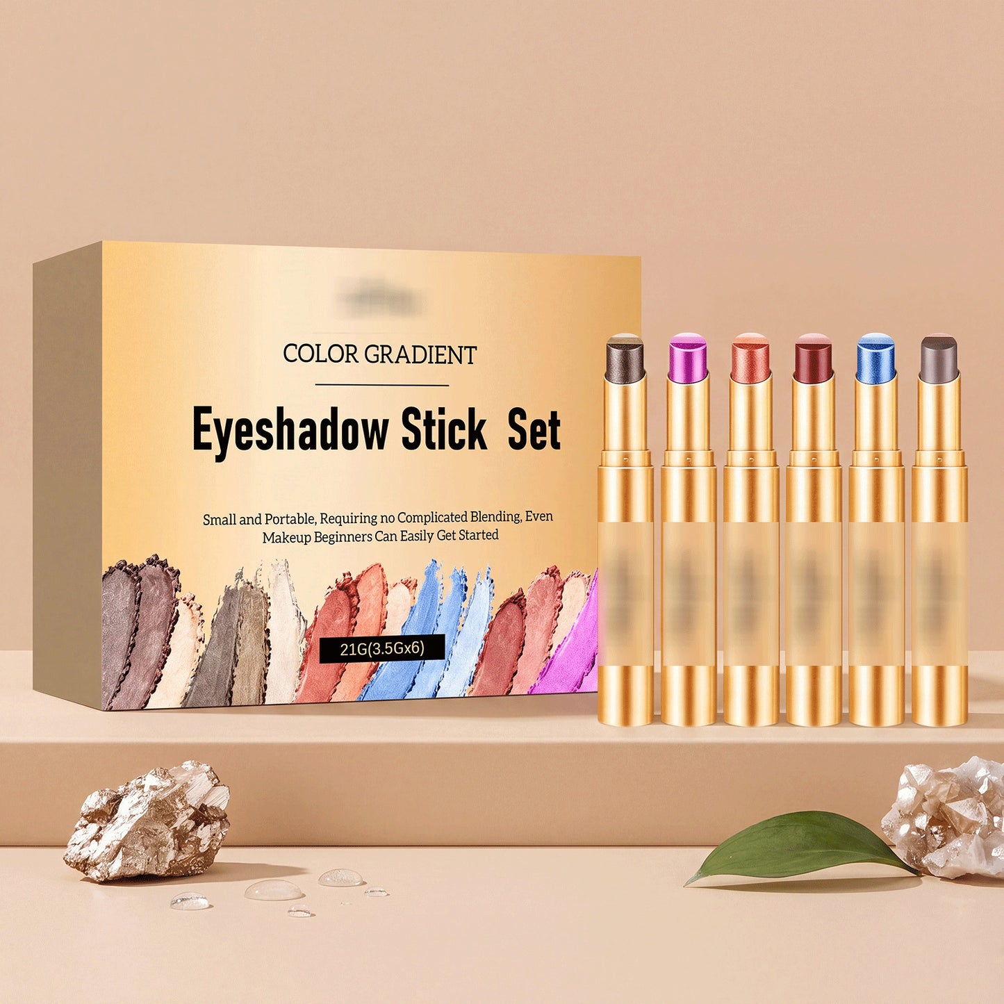 Multi-Color Creamy Eyeshadow Stick Set