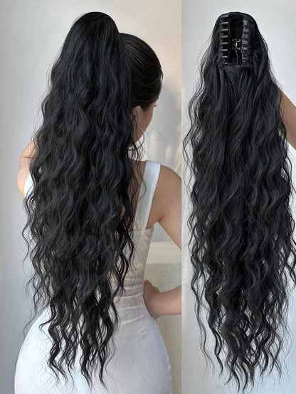 Synthetic Hair Ponytail with Claw Clip Drip Depot
